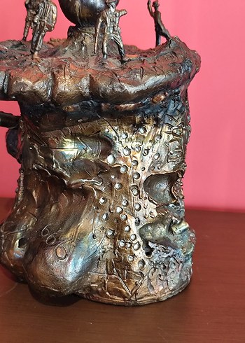 KOLEKSİYON DEĞERİNDE BRONZ Tavşan Figürlü Dekoratif Obje - Görsel 7