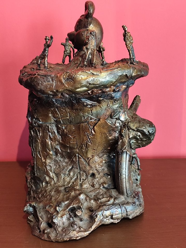 KOLEKSİYON DEĞERİNDE BRONZ Tavşan Figürlü Dekoratif Obje - Görsel 4