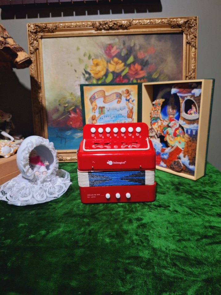 Kırmızı Renkli Çocuk Akordeon OYUNCAK DEĞİLDİR - Görsel 2