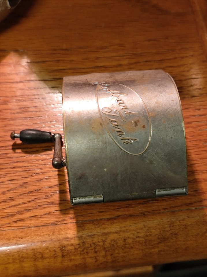 Nadir Antika! 1930'lar Alman Rotbart-Tank Jilet Bileme Makinesi - Görsel 5