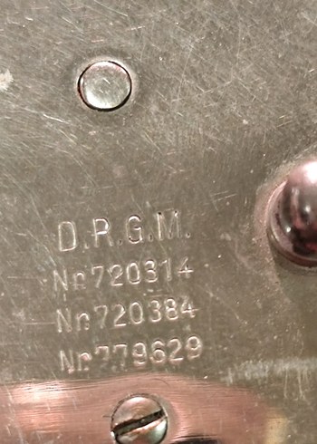 Antika Robust Tank Jilet Bileme Makinesi - 1930 Alman D.R.G.M. - Görsel 4