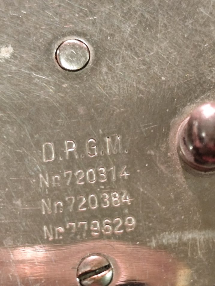 Antika Robust Tank Jilet Bileme Makinesi - 1930 Alman D.R.G.M. - Görsel 4