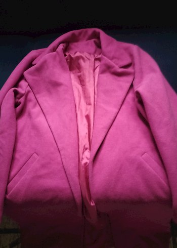 pembe Kadın Klasik Kaban - Görsel 2