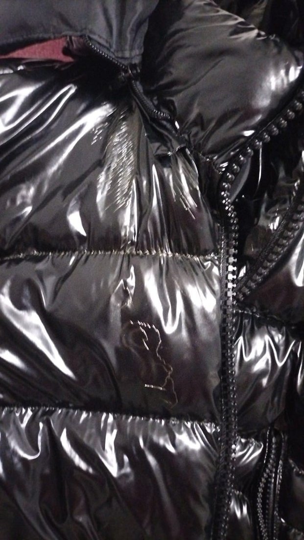 Kürk Detaylı Siyah Kadın Kışlık Mont - Görsel 4