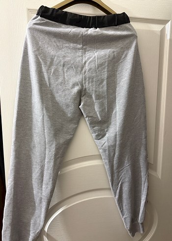 Gri Bel Bantlı Kadın Eşofman Altı - Görsel 2