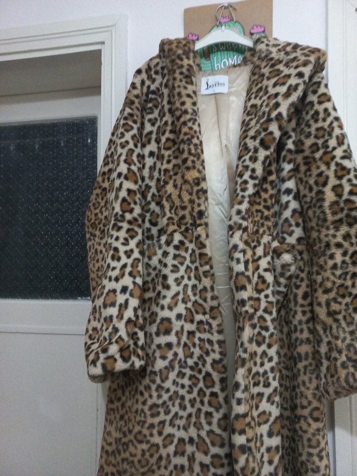 leopar pelus kürk - Görsel 2