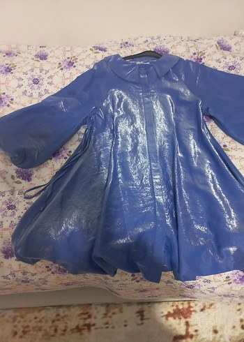 Parlak Mavi Rahat Kesim sık tunik - Görsel 2