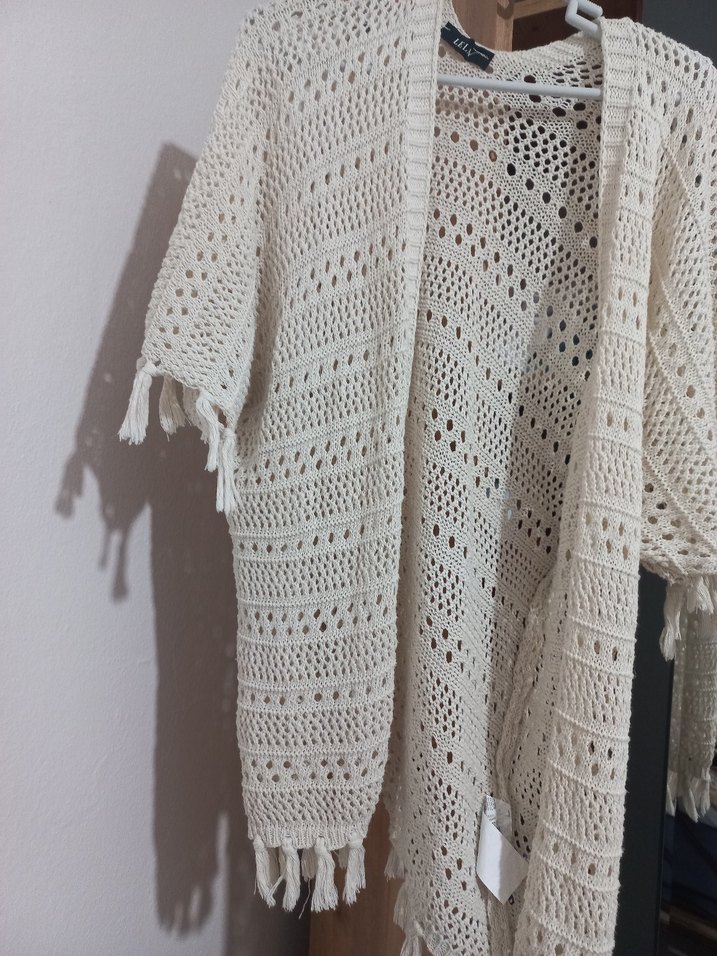 Bohem Örgü Kadın Hırka - Görsel 2