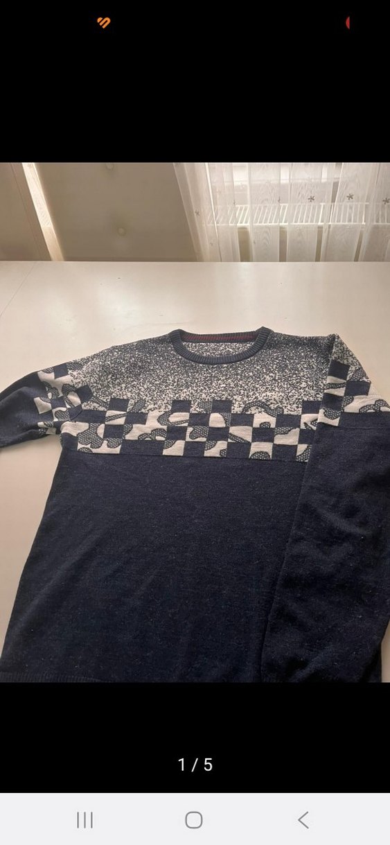 Zara model çilli kazak - Görsel 5