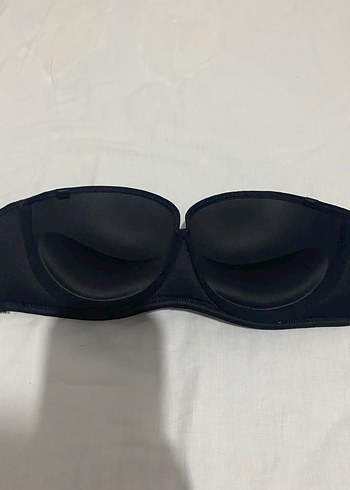 Siyah Minimalist Midi Sütyen - Görsel 2