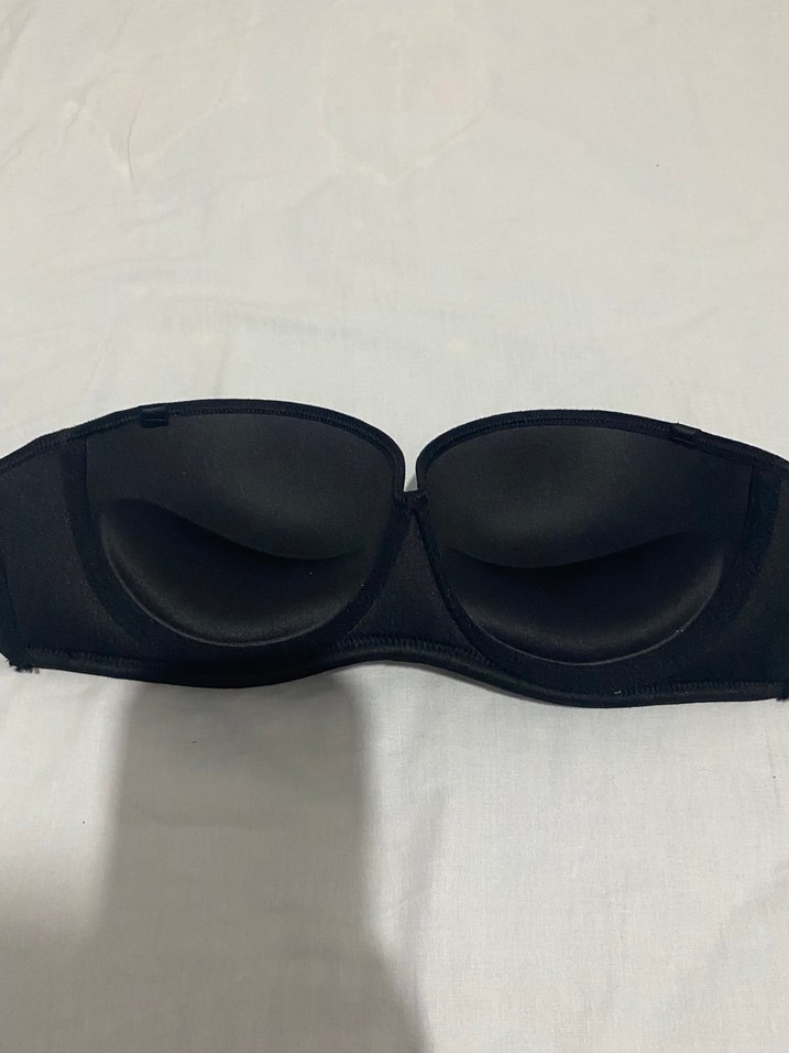 Siyah Minimalist Midi Sütyen - Görsel 2