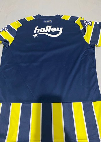 Sarı Lacivert Çizgili Erkek Spor Forması - Görsel 2