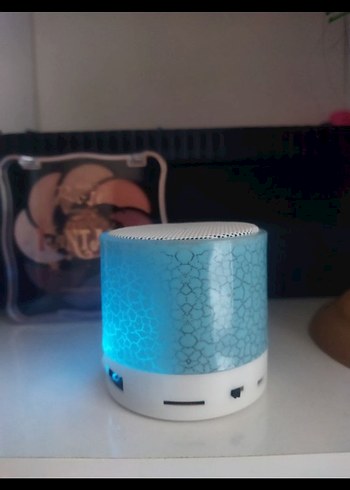 Renkli Mavi Bluetooth Hoparlör - Görsel 2