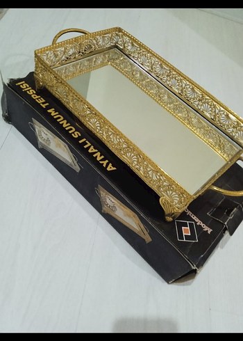 Parlak Altın Renkli Çatal Kaşık Tutucu - Görsel 2