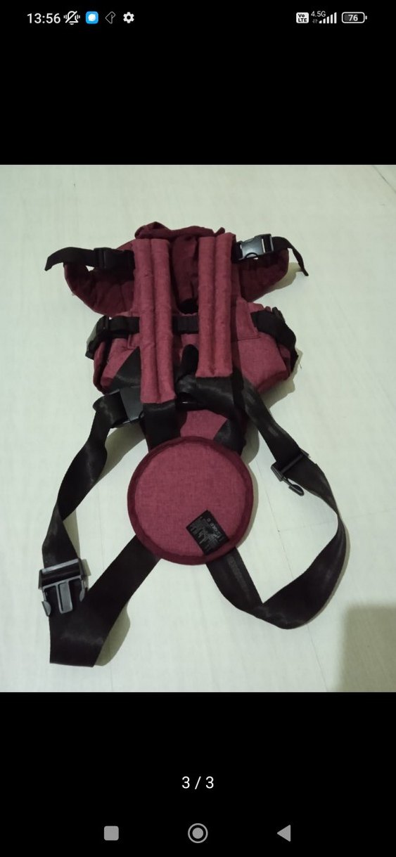 Bordo Bebek Kanguru - Görsel 2