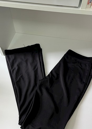 Kadın Siyah Basic Kumaş Pantolon - Görsel 2