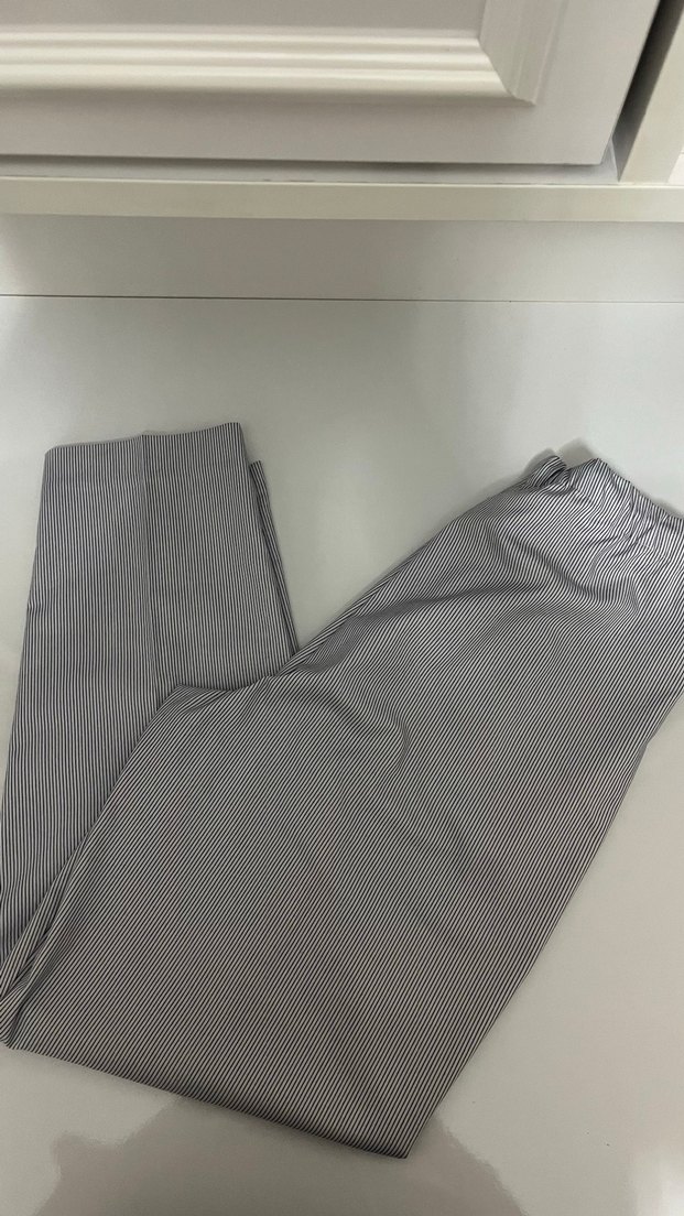 Kadın Gri Kemerli Günlük Kumaş Pantolon - Görsel 2