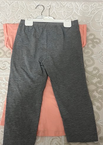 Pembe Baskılı Kız Tişörtü, Kısa Kollu, Salaş - Görsel 4