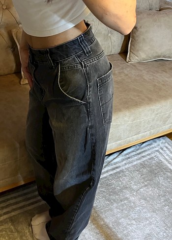 Siyah bershka jeans - Görsel 4