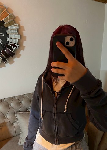 Crop hırka - Görsel 3