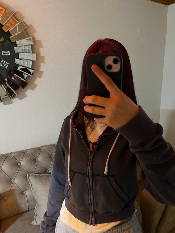 Crop hırka - Görsel 3