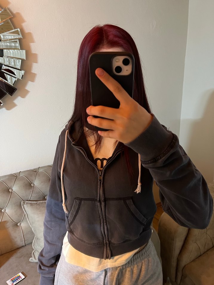 Crop hırka - Görsel 2