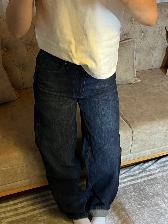 Yüksek bel jeans - Görsel 2