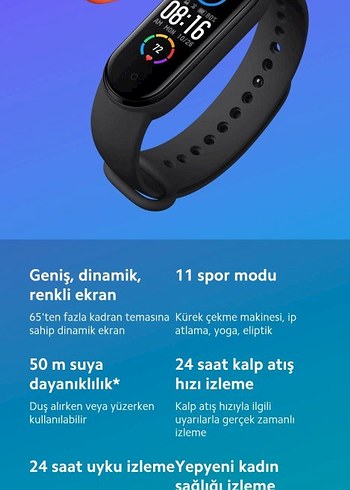 Xiaomi Mi Smart Band 5 - Görsel 3