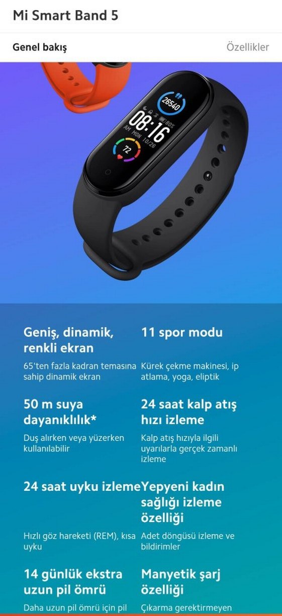 Xiaomi Mi Smart Band 5 - Görsel 3