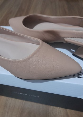 Nine West Bej Dolgu Topuklu Kadın Ayakkabı - Görsel 5
