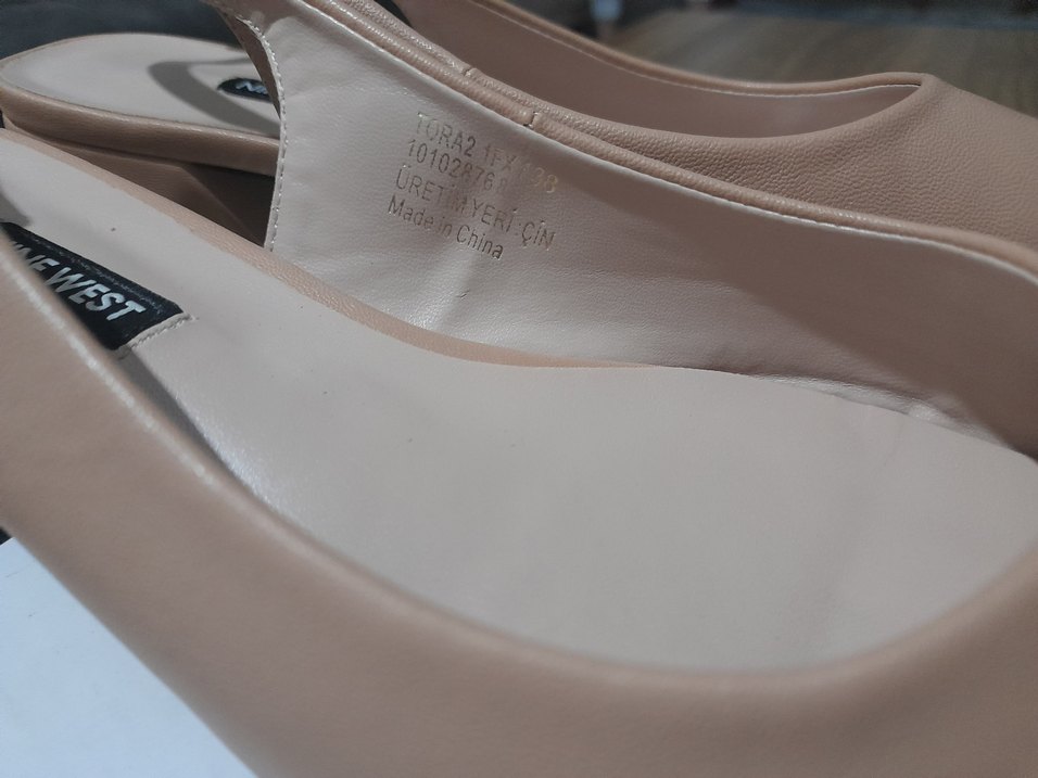 Nine West Bej Dolgu Topuklu Kadın Ayakkabı - Görsel 4