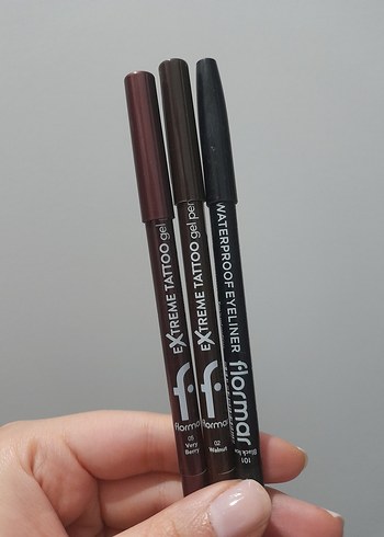 Flormar Ekstra Kalıcı Jel Göz Kalemi Seti (3 adet) - Görsel 2