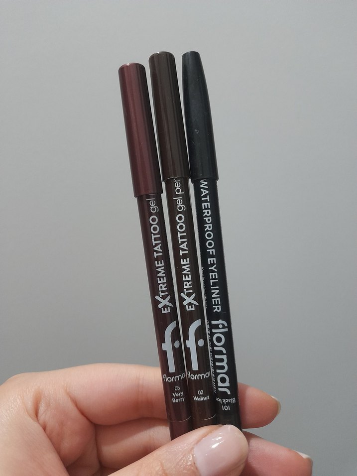 Flormar Ekstra Kalıcı Jel Göz Kalemi Seti (3 adet) - Görsel 2