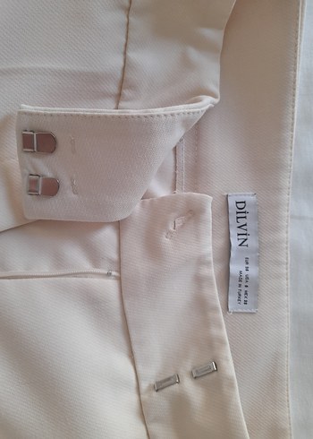 Dilvin Krem Pantolon - 36 Beden - Görsel 6