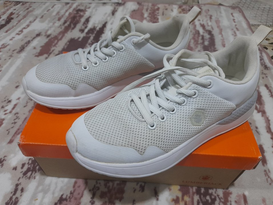 Lumberjack Beyaz Bağcıklı Kadın Spor Ayakkabı - Görsel 2