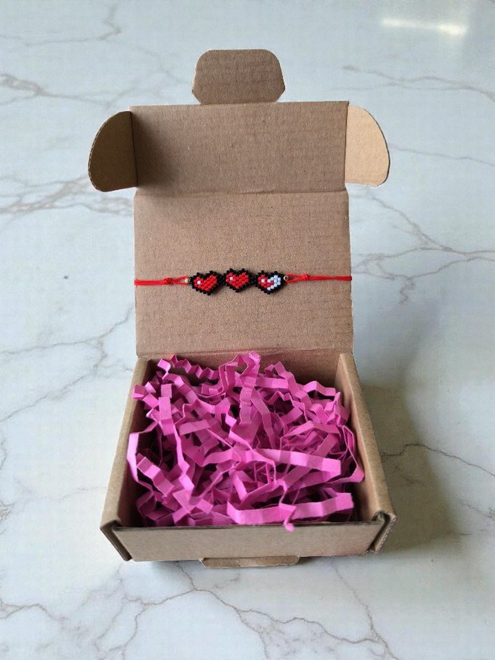 Üçlü Kalp Miyuki Bileklik - Görsel 4