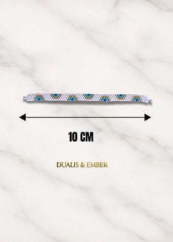 El Yapımı Miyuki Nazar Boncuklu Bileklik - Görsel 4