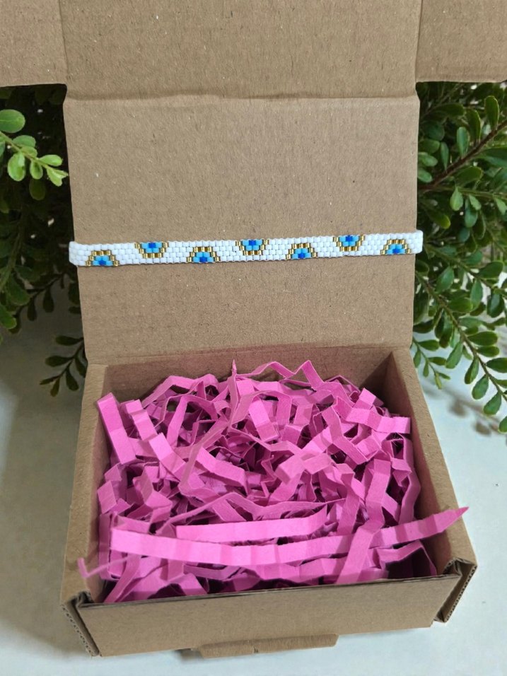 El Yapımı Miyuki Nazar Boncuklu Bileklik - Görsel 5