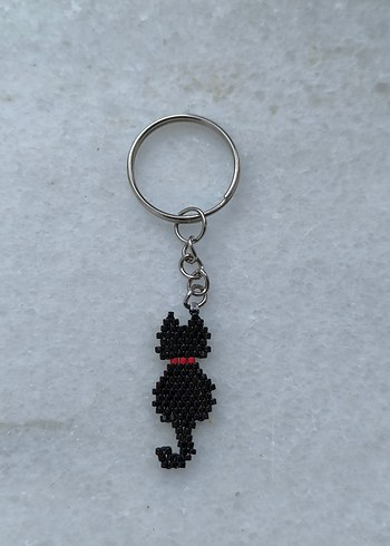 Miyuki Siyah Kedi Anahtarlık&Çanta Süsü - Görsel 2