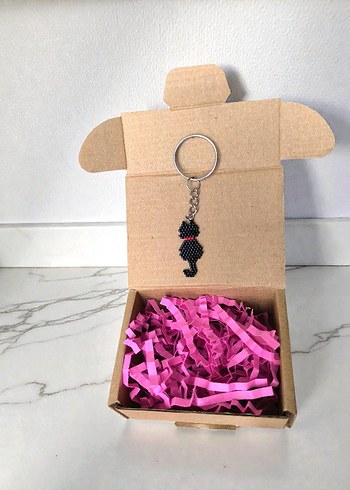 Miyuki Siyah Kedi Anahtarlık&Çanta Süsü - Görsel 5