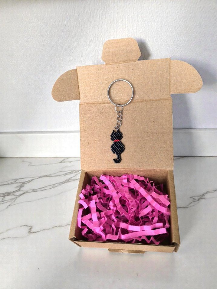 Miyuki Siyah Kedi Anahtarlık&Çanta Süsü - Görsel 5