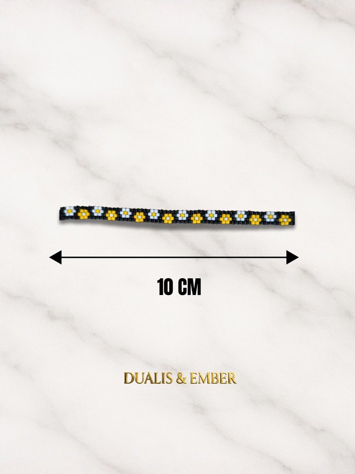 Çiçek Desenli Miyuki Bileklik - Görsel 4