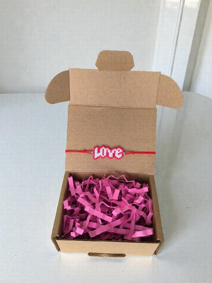 LOVE Yazılı Miyuki Bileklik - Görsel 4