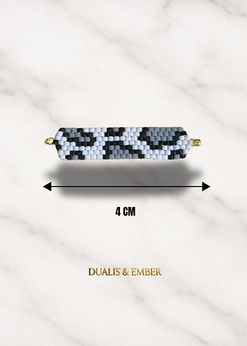 Miyuki Zebra Desen Bileklik - Görsel 4