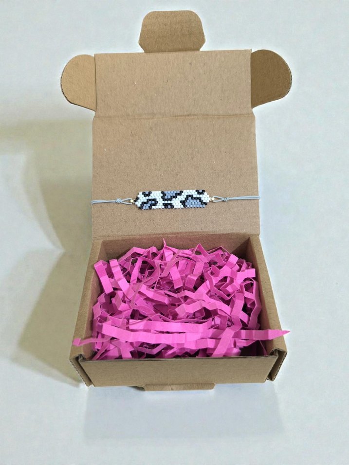 Miyuki Zebra Desen Bileklik - Görsel 5