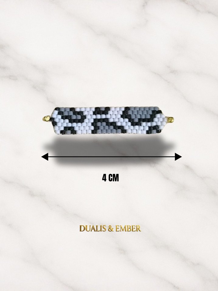 Miyuki Zebra Desen Bileklik - Görsel 4