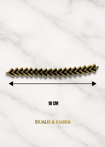 Siyah Altın Ok Ucu Miyuki Bileklik - Görsel 4