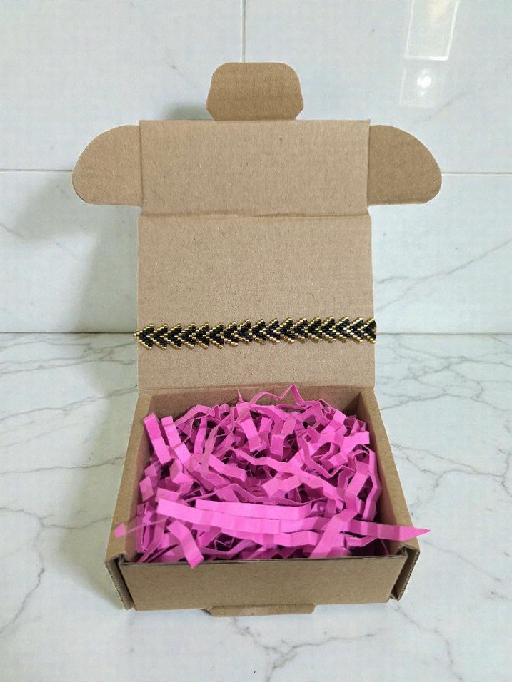 Siyah Altın Ok Ucu Miyuki Bileklik - Görsel 5