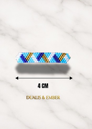 Miyuki Mavi Desenli Bileklik - Görsel 4