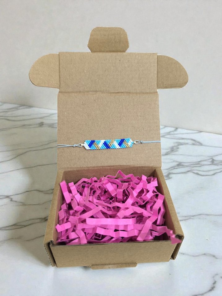 Miyuki Mavi Desenli Bileklik - Görsel 5